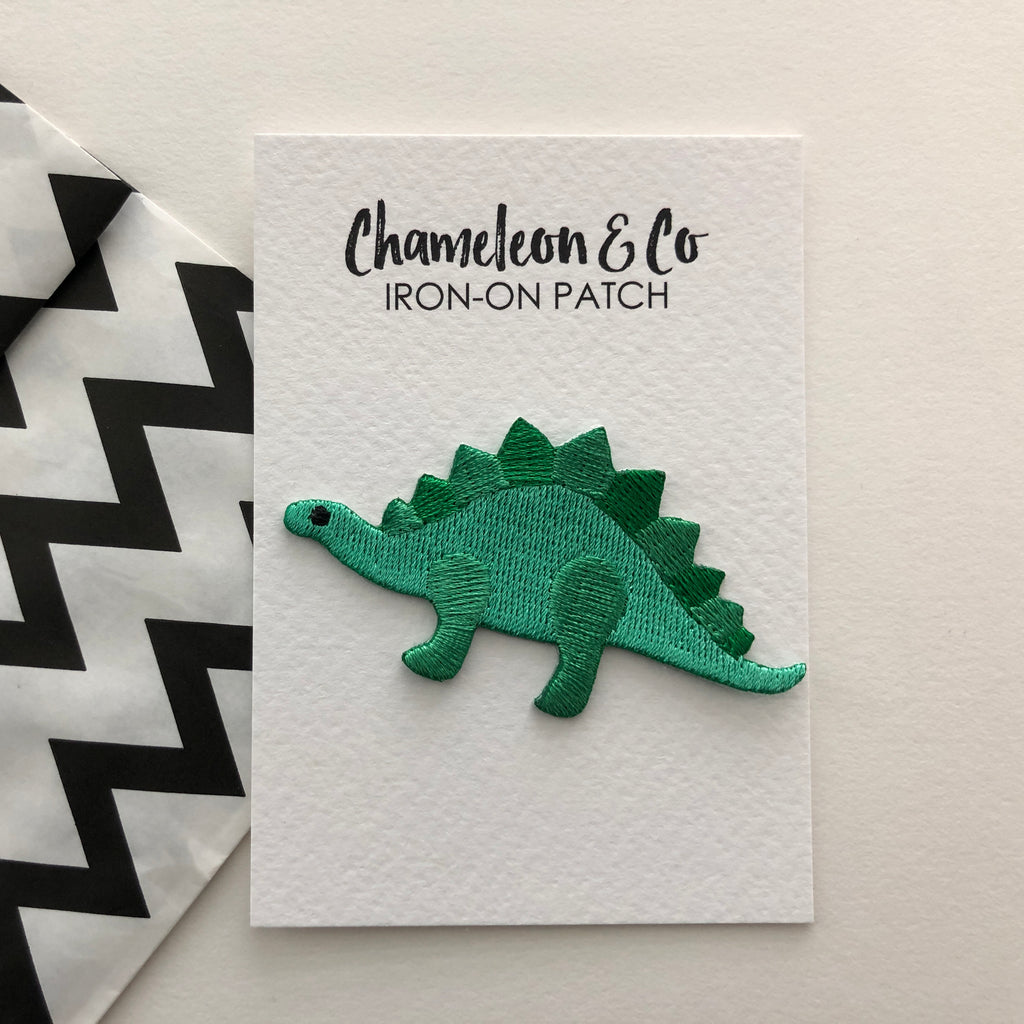 Embroidered Dinosaur Patches Iron on/Sew on Patch DIY Cute Applique (Pack  of 12)